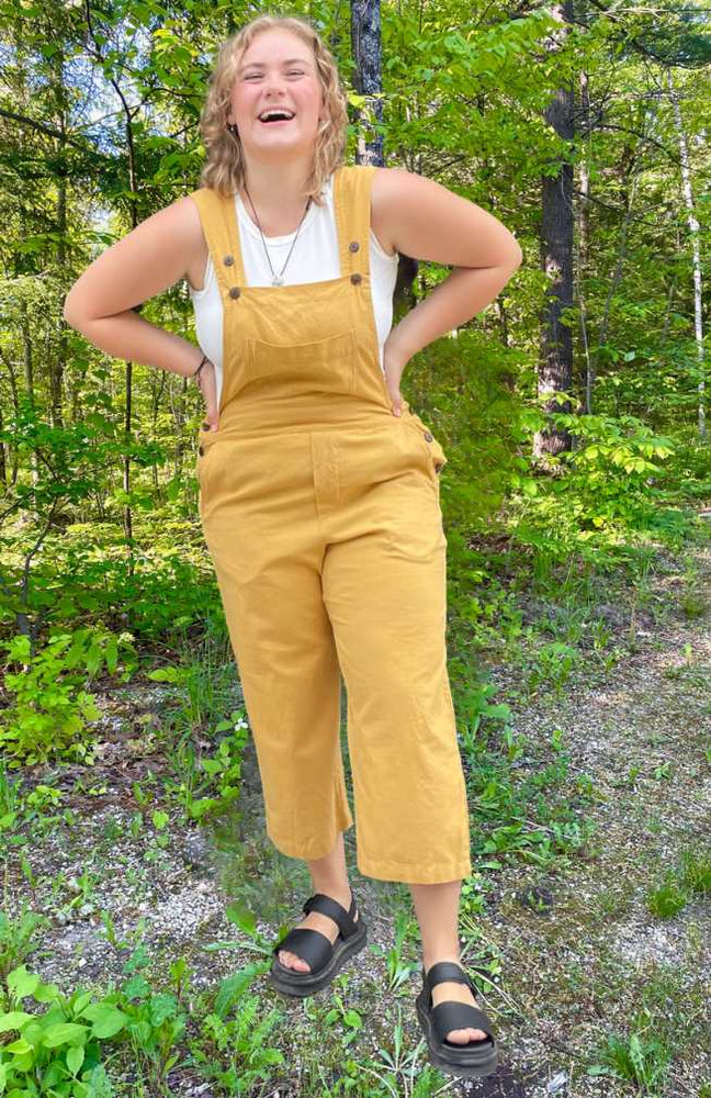 Cotton Overall Romper