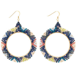 Alissa Beaded Hoops
