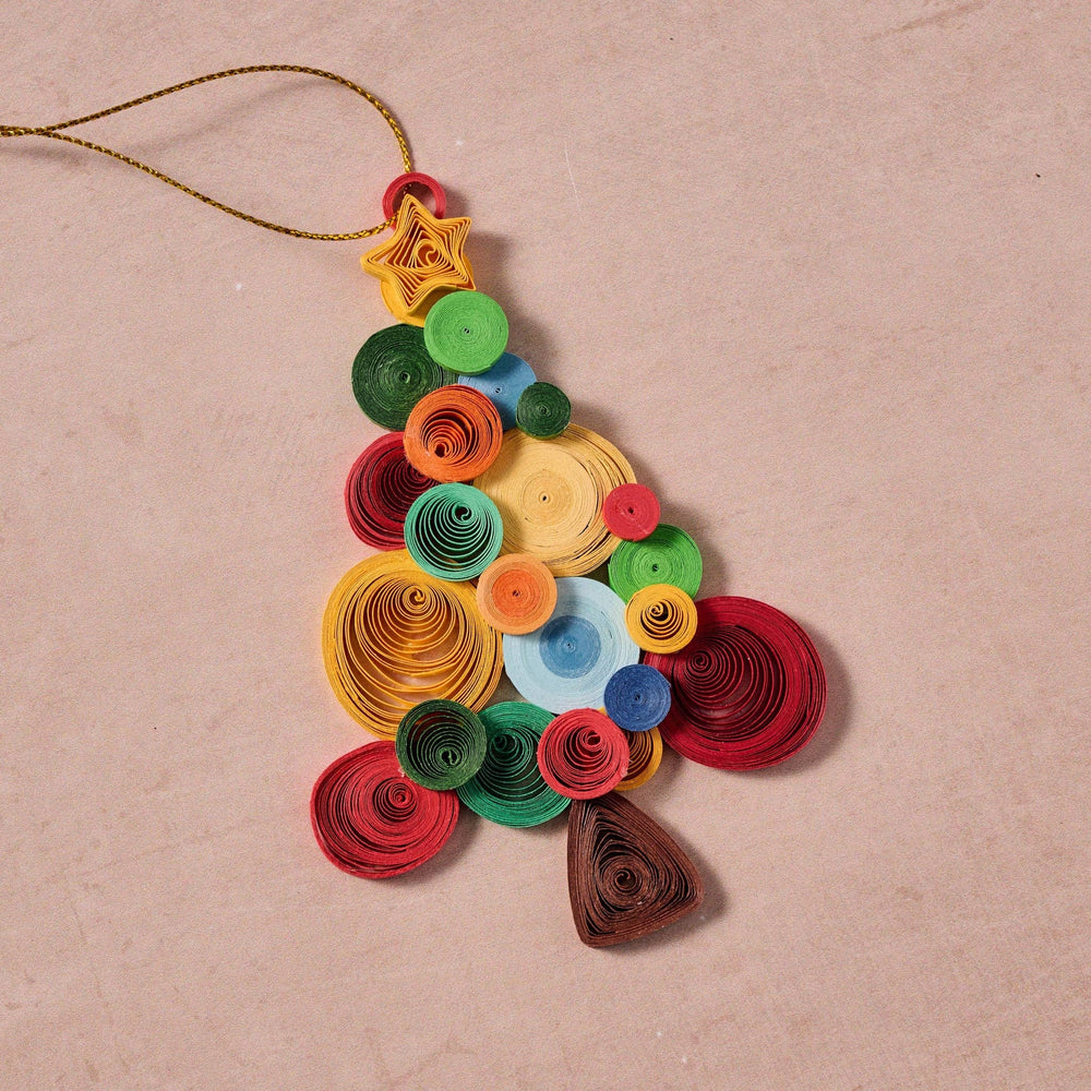 Banh Quilled Tree Ornament