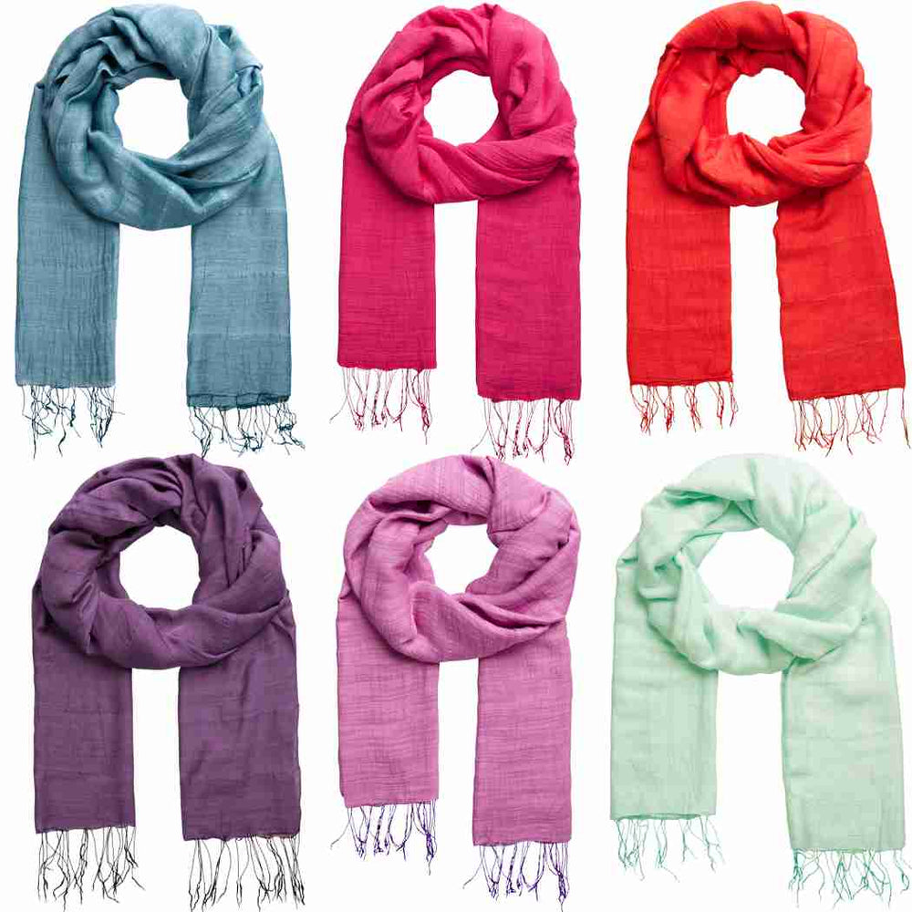 Breezy Silk and Linen Shawls