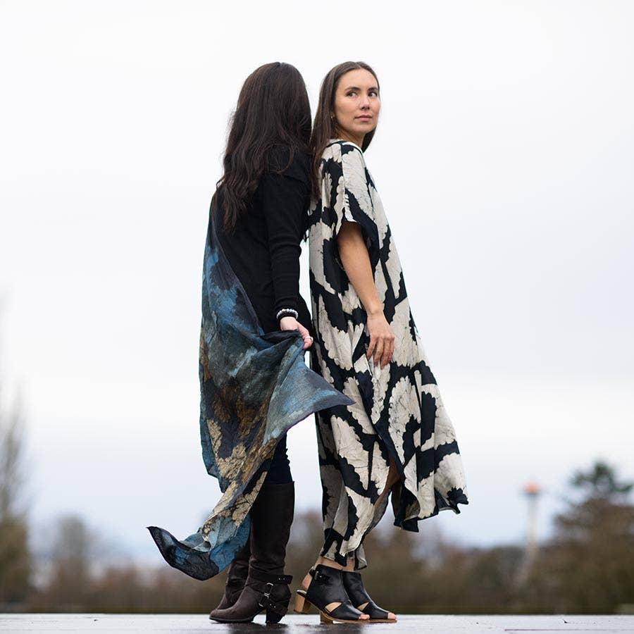 Sunset Block Print Dress