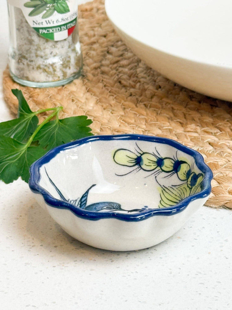 Hummingbird Ceramic Pinch Bowl