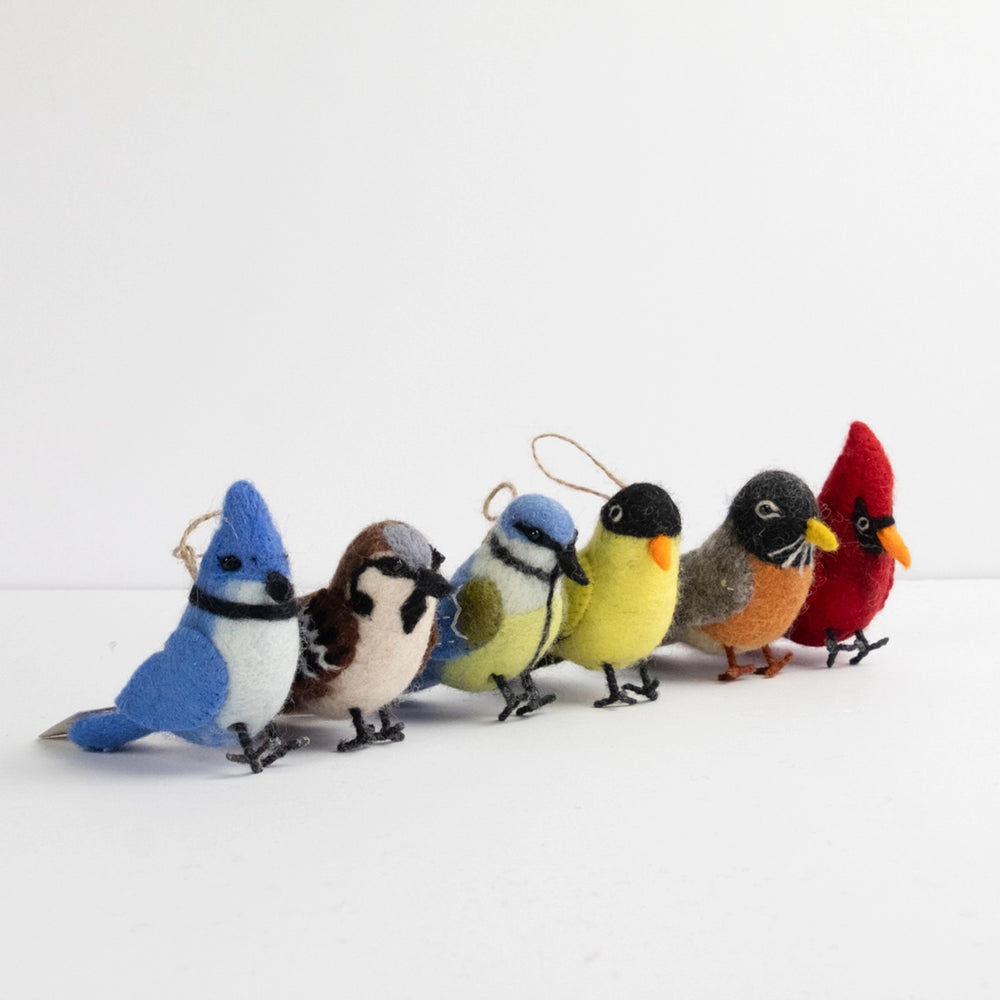 Felt Bird Ornaments