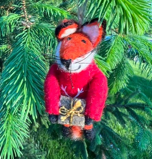 Fancy Fox Ornaments