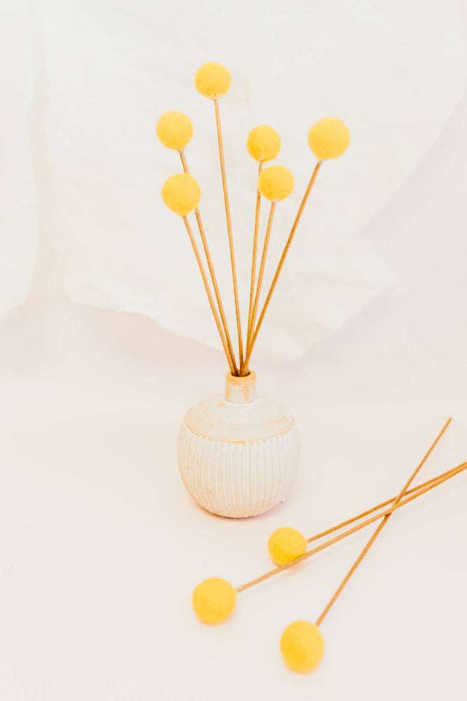 Billy Ball Felt Flowers
