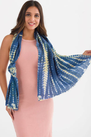 Shibori Wool Shawls