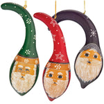 Tall Santa Gourd Ornament