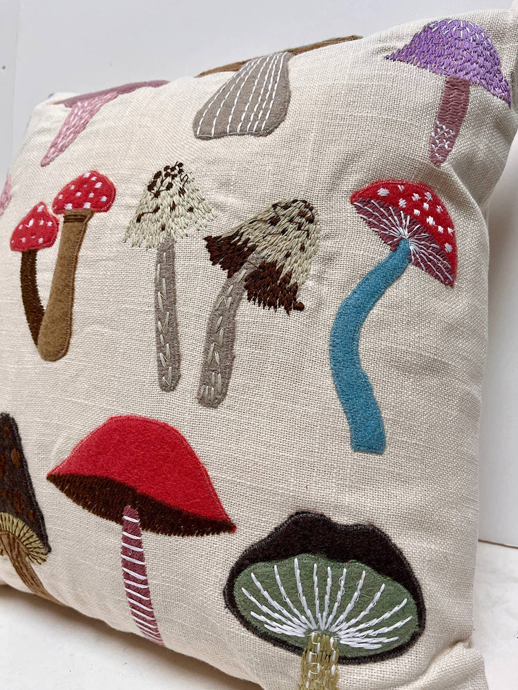 Multi Mushroom Pillow