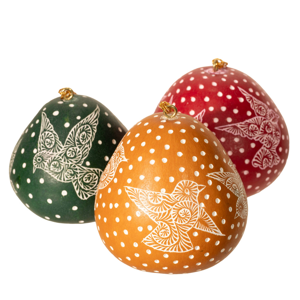 Dove Gourd Ornaments