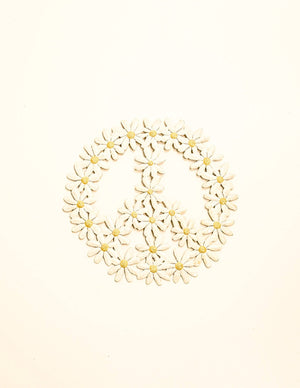 Painted Peaceful Flowers