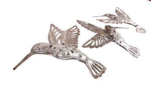 Small Metal Hummingbirds