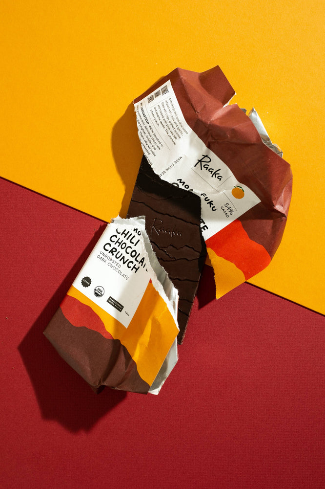 54% Momofuku Chili Chocolate Crunch Bar