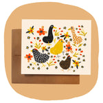 Farm Friends and Flowers Card