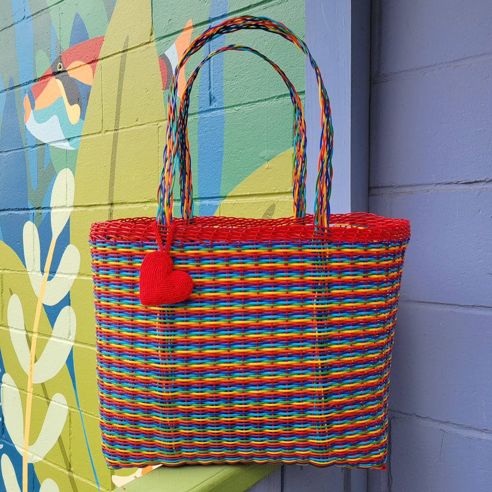 XL Woven Plastic Basket