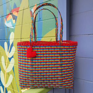 XL Woven Plastic Basket