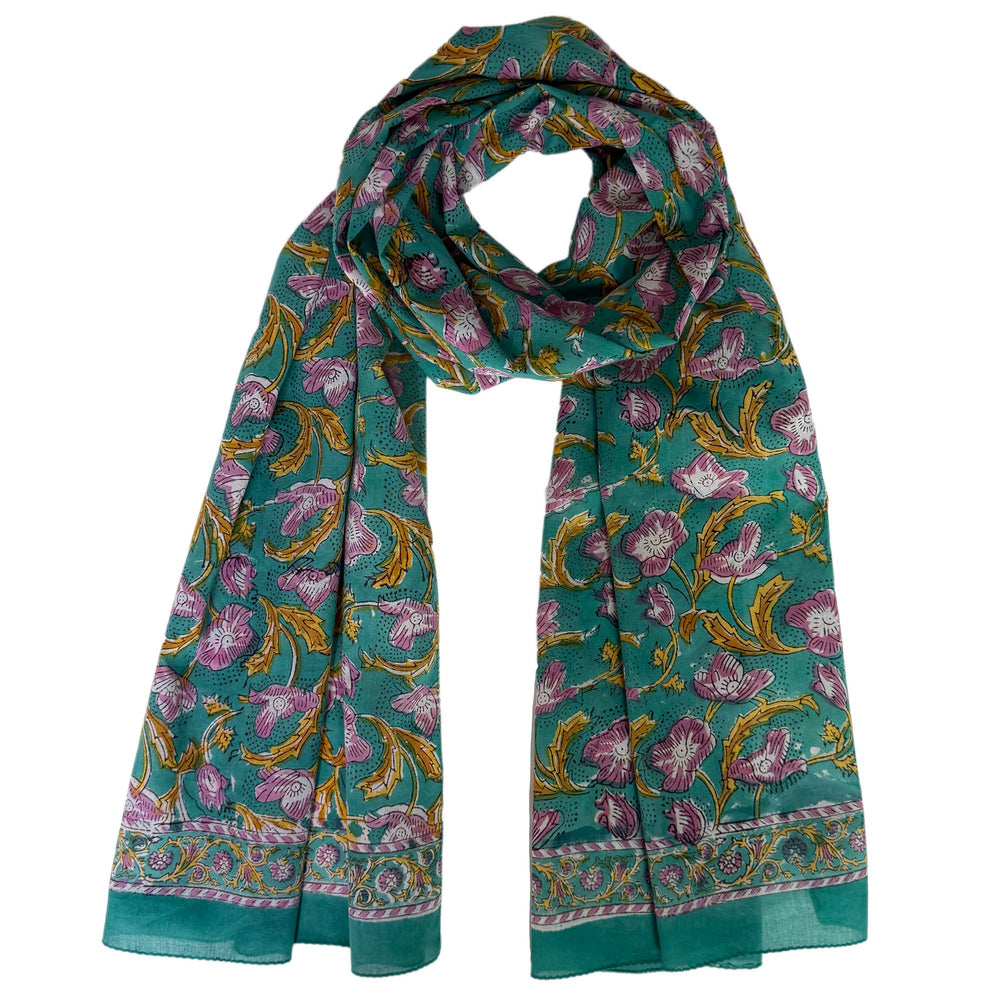 Chloe Hand Block Printed Scarf