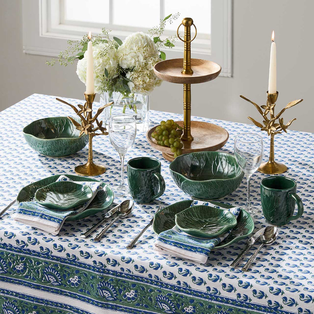 Lotus Leaf Ceramic Plates