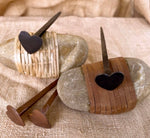 Small Handforged Heart Nail