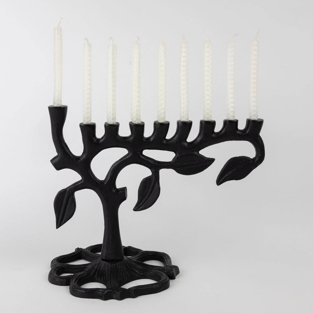 Botanical Leaf Menorah