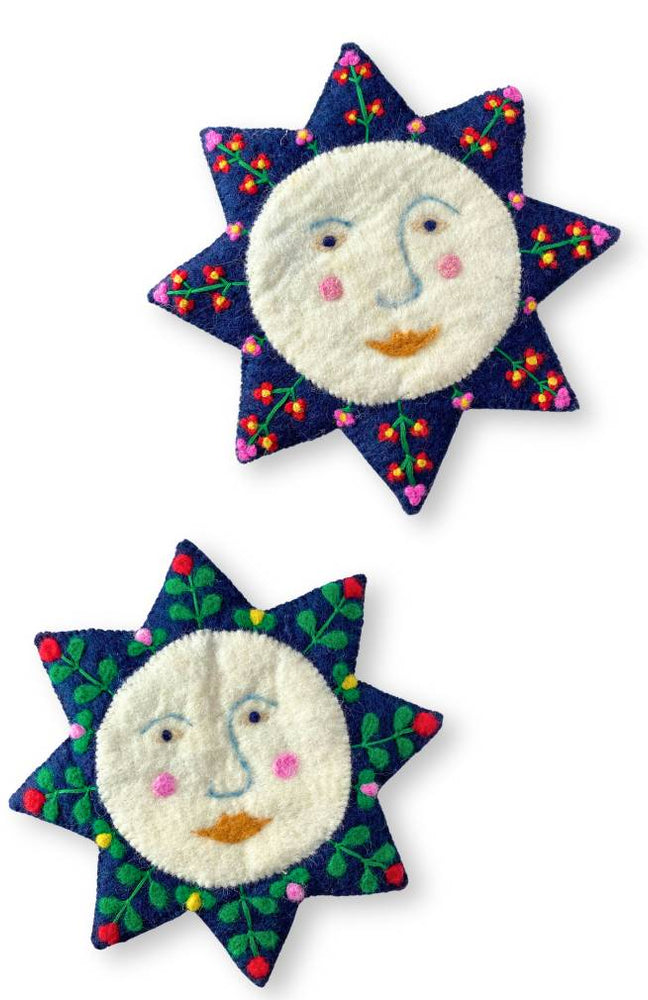 Embroidered Sun Trivet