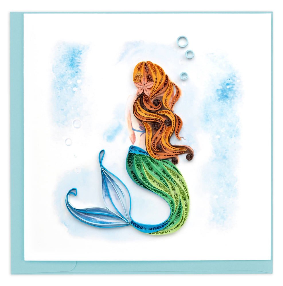 Mermaid Quilling Card (New Design!)