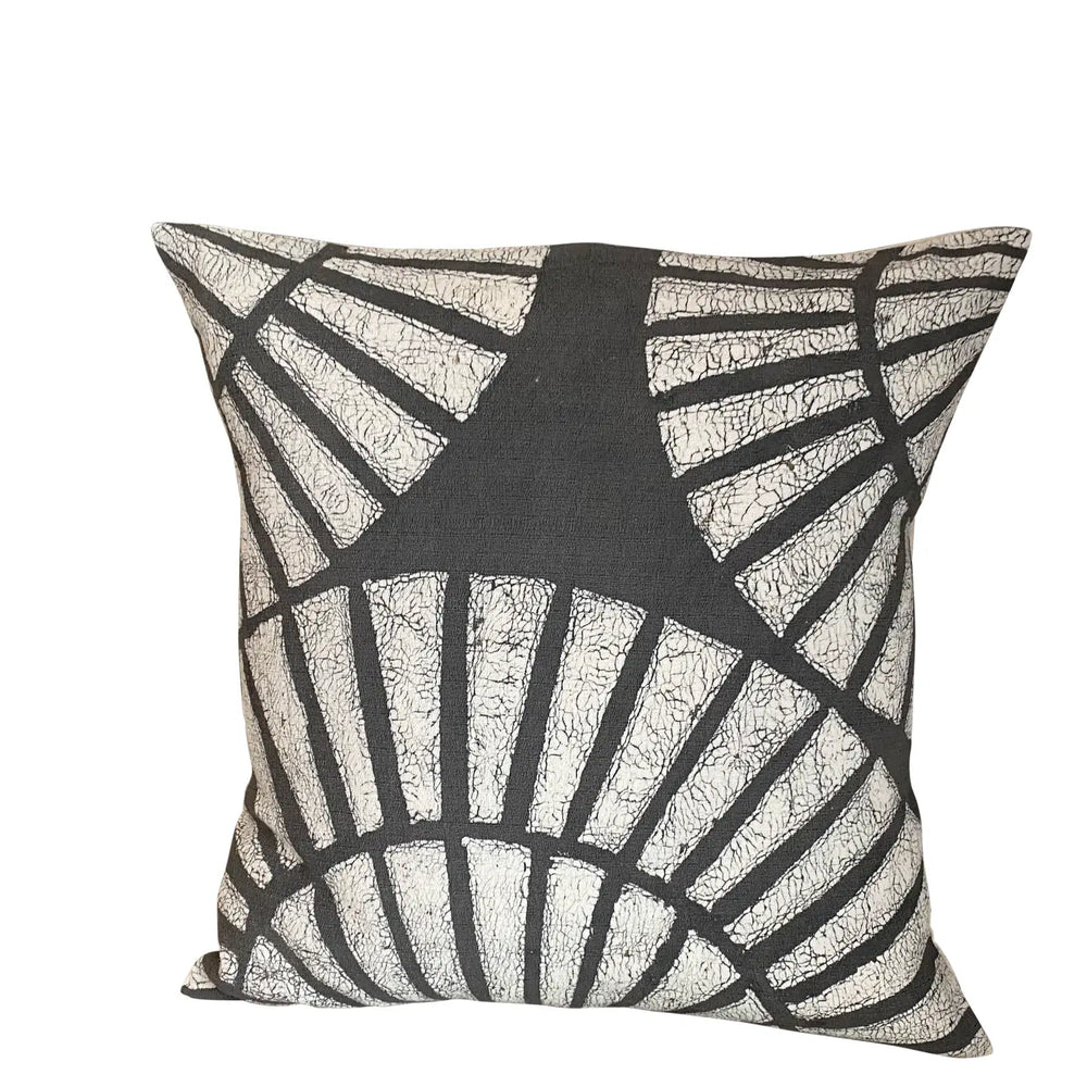 Gray Shell Pillow Cover