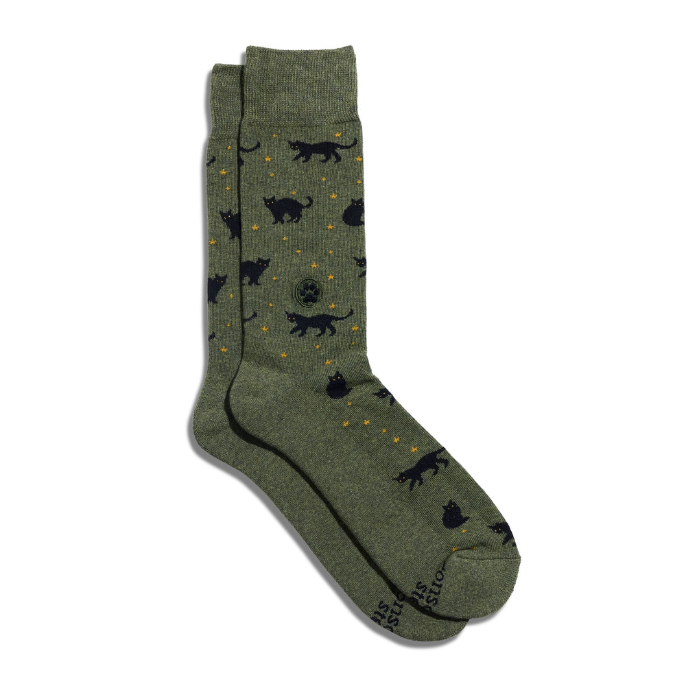 Socks that Save Cats (Green Cats)