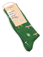 Socks That Save Dogs - Green