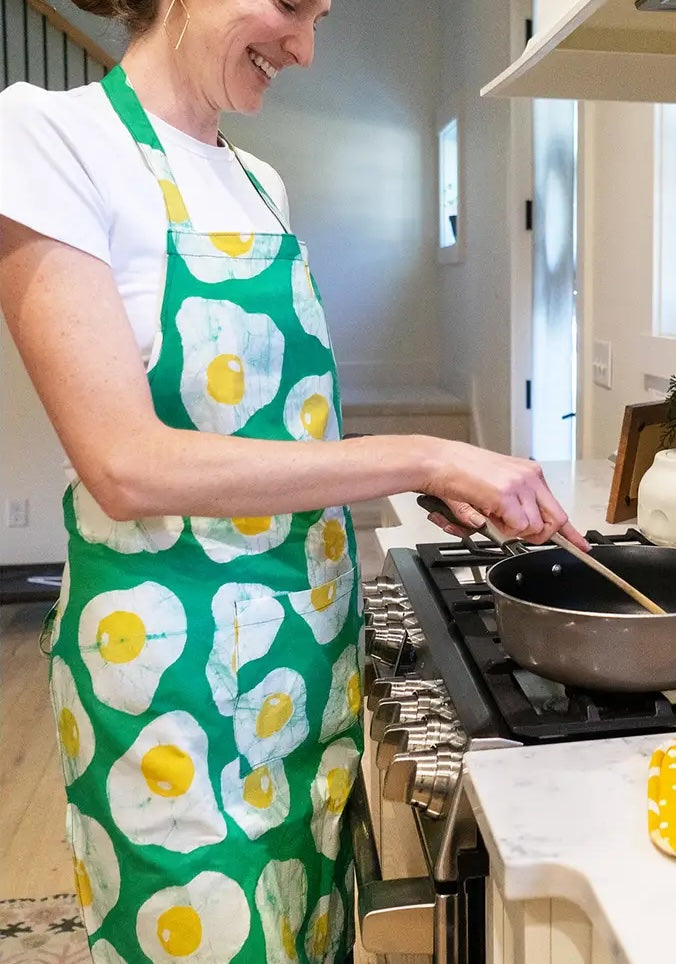 Reversible Batik Apron