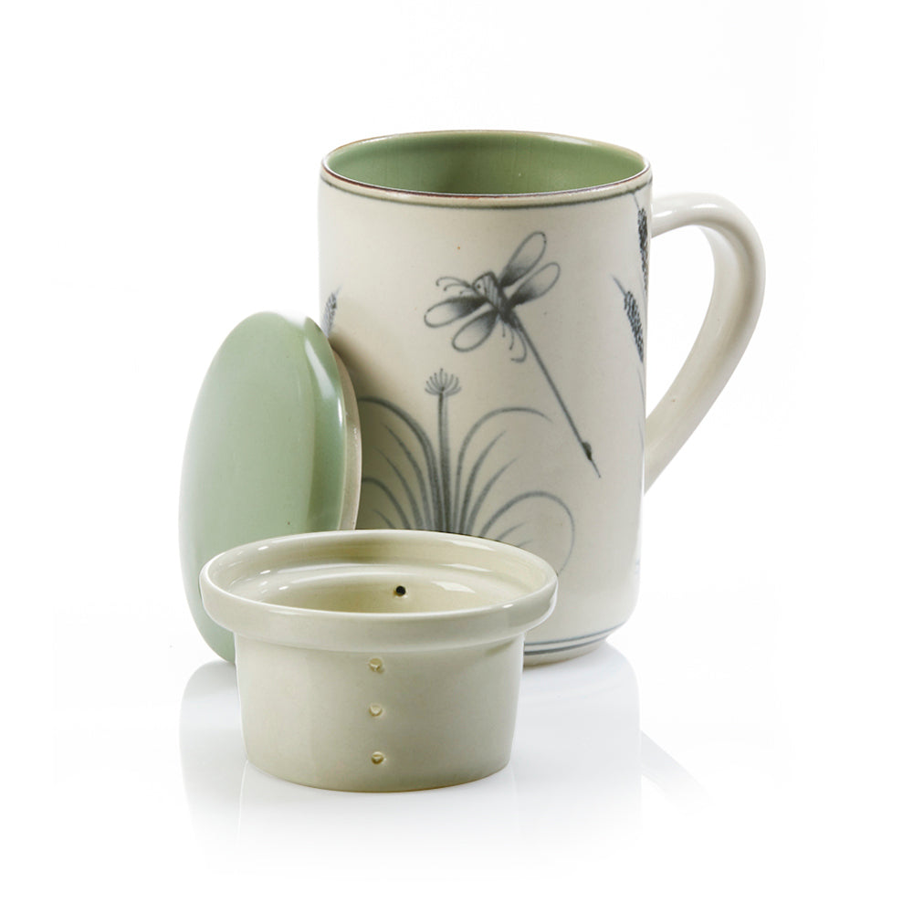 Dragonfly Tea Infuser Mug