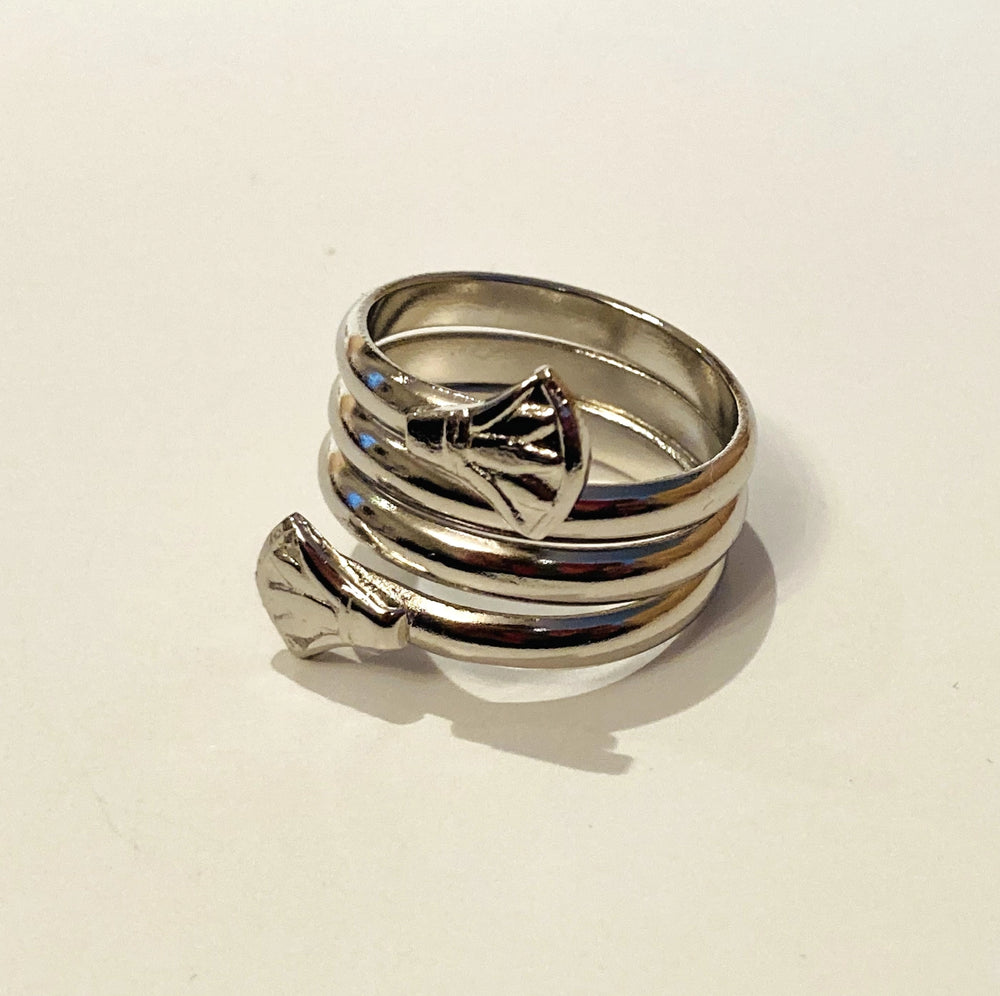Spiral Lotus Ring