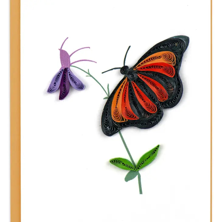 Monarch Petite Quilling Card