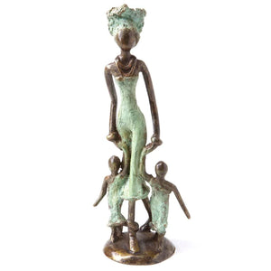 
                
                    Load image into Gallery viewer, Bronze Mother with Two Children
                
            