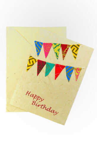 
                
                    Load image into Gallery viewer, Birthday Pennant Flag Card
                
            