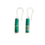 Peruvian Turquoise Column Earrings