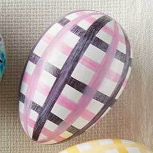 
                
                    Load image into Gallery viewer, Gingham Wooden Eggs
                
            