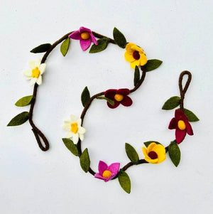 Felt Flower Garland