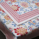 Canton Flower Blockprint Tablecloth