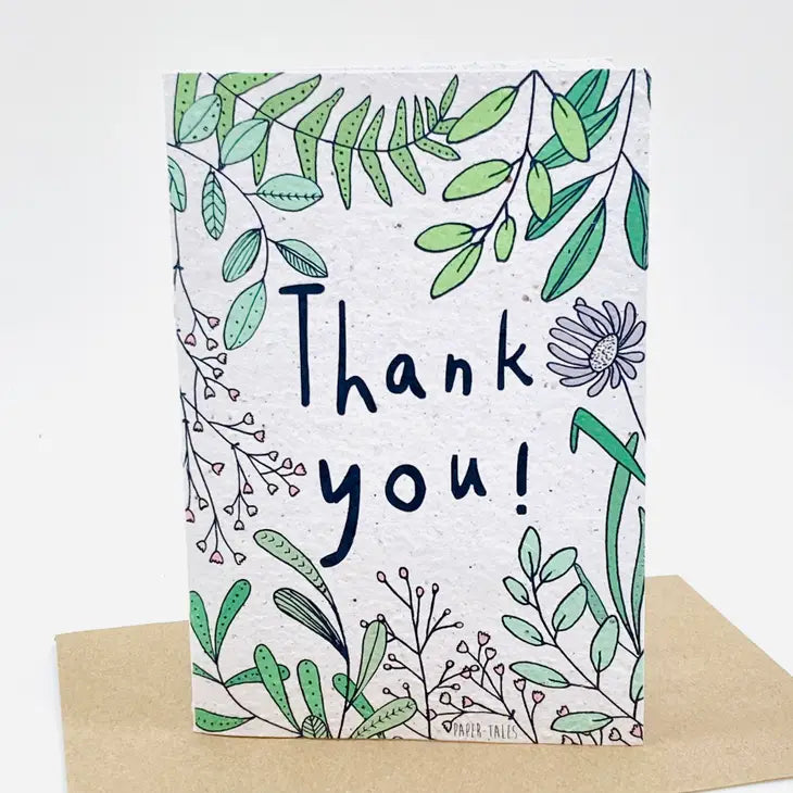 Thank You Growing Paper Card