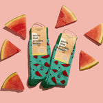 Socks That Provide Meals - Watermelon