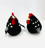 Felt Chickens and Roosters