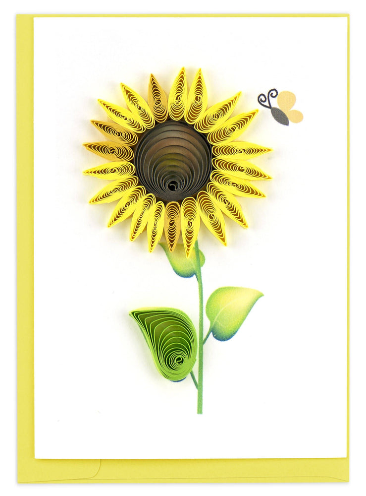 Sunflower Petite Quilling Card