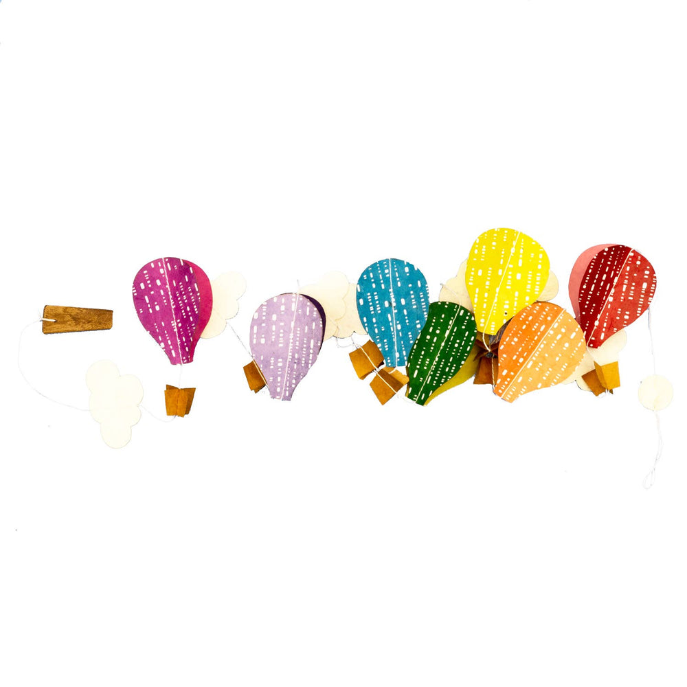 Hot Air Balloon Eco-Paper Garland