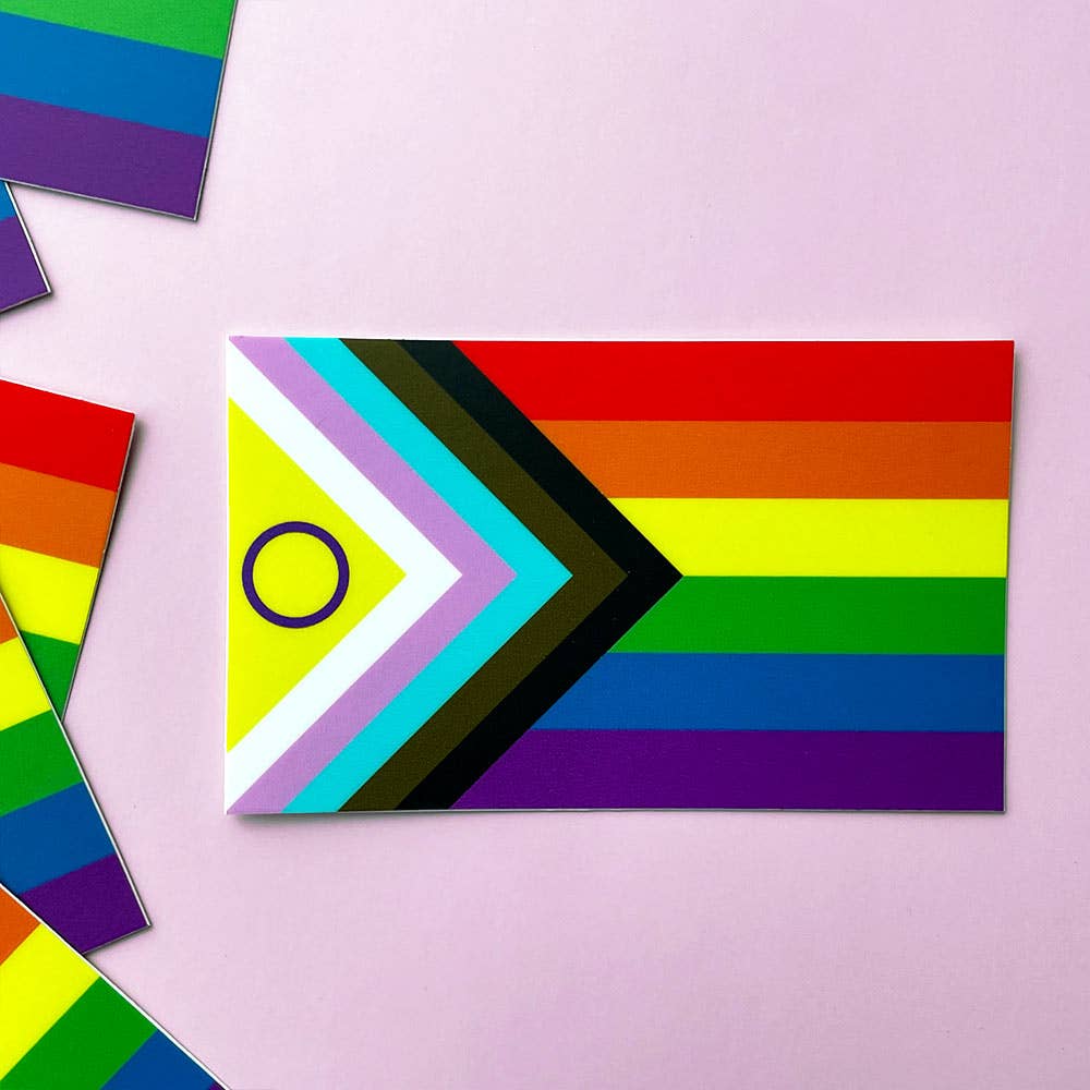 Intersex Progress Pride Sticker