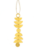 Moon Phase Brass Wall Hanging