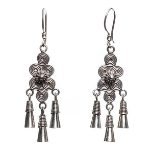 
                
                    Load image into Gallery viewer, Jhumka Silver Earrings
                
            