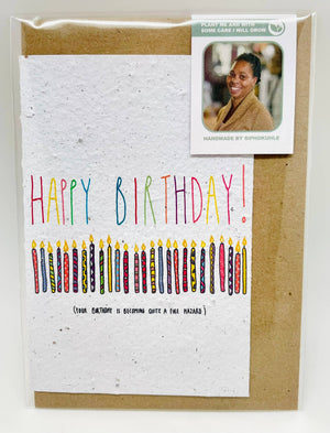 
                
                    Load image into Gallery viewer, Fire Hazard Birthday Card
                
            