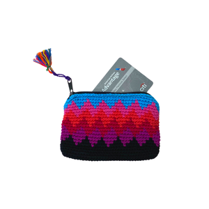 Multicolor Crochet Coin Purse