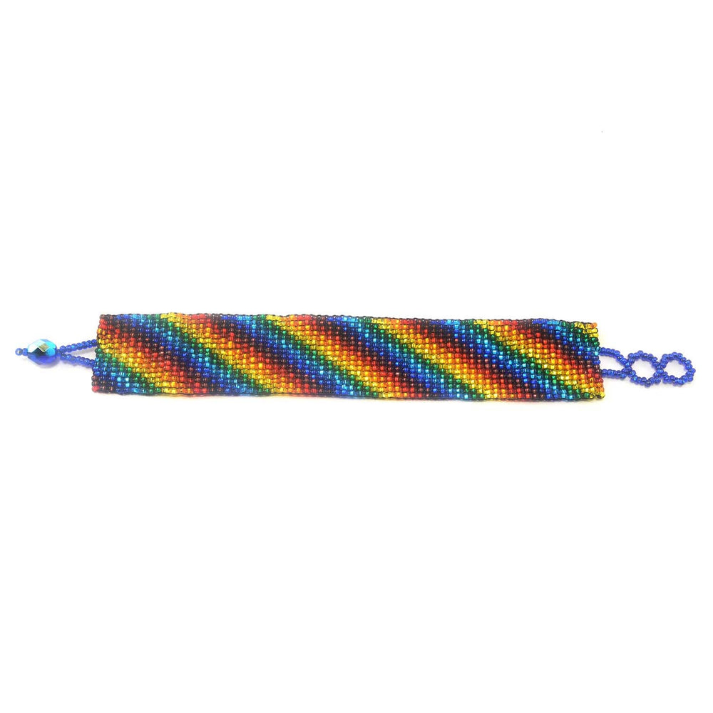 Beaded Rainbow Friendship Bracelet