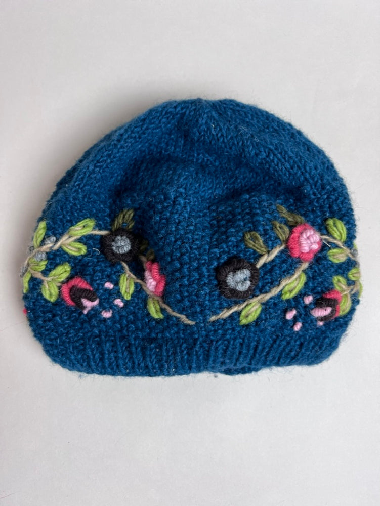 Floral Embroidered Hat